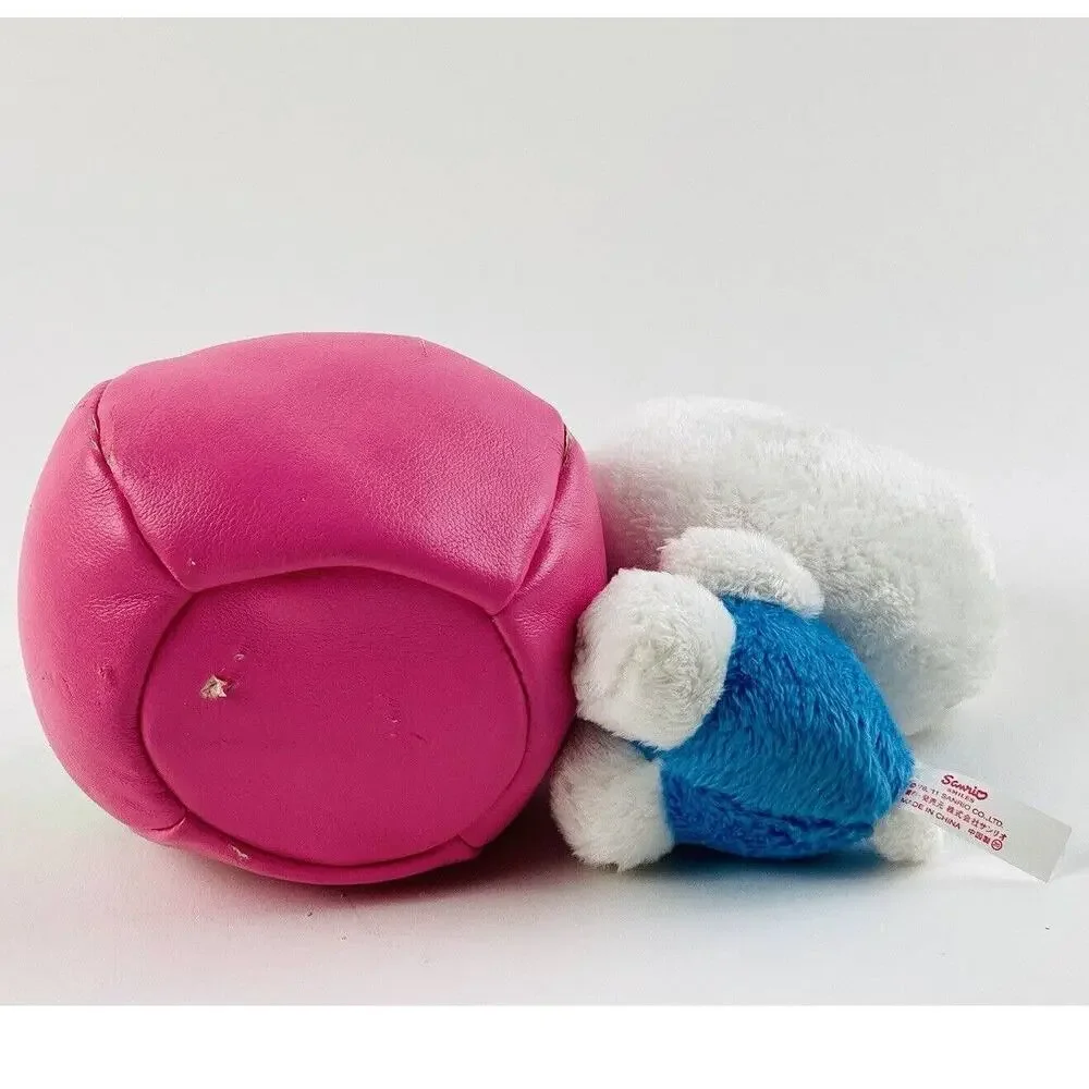 Halloween Hello Kitty 7" Holding Pink Pumpkin Plush Polka Dot Container Sitting - Picture 8 of 11